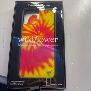 tie dye wildflower case